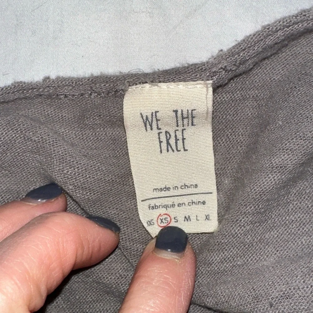 Free People We The Free Sun Dial Ombré T-Shirt Size X Small N7